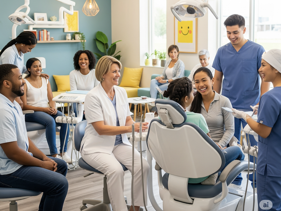 Dental clinic interior